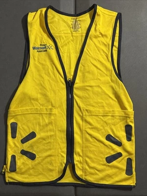 Walmart Proud Associate Unisex Employee Yellow Uniform Vest Size XS - Image 1 of 4