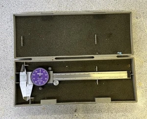Mitutoyo 505-675-52 Dial Caliper .001” Shock Proof 6” - Purple (Used) - Bild 1 von 8