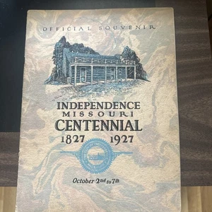 Libro de recuerdos oficial del centenario de la independencia de Missouri 1827 a 1927 - Imagen 1 de 5