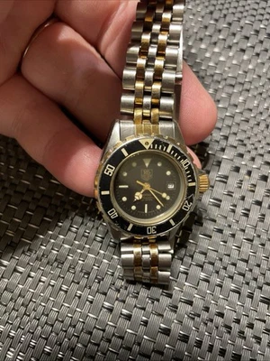 Tag heuer Unisex Watch Black Face Just Cleaned And Serviced New Battery - Image 1 of 4