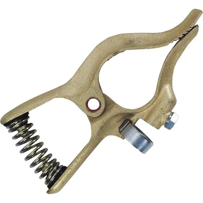 Hobart Welding Ground Clamp, Brass, T-Style, 400 Amps, 1 1/2in. Jaw Opening, - Image 1 of 2