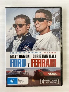 Ford V Ferrari (DVD, 2019) Matt Damon , Christian Bale - Brand New Sealed Reg 4 - Picture 1 of 4