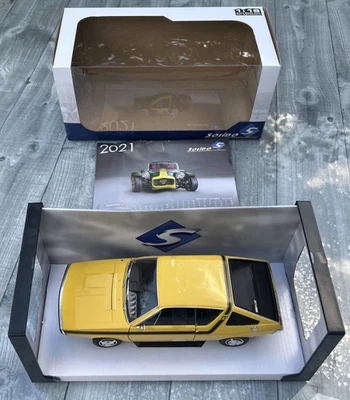 Solido Renault 17 TL Mark 1 Yellow 1976 Diecast 1:18 Boxed S1803704 Repaired - image 1 of 4