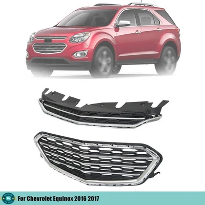 替换前上部+下部塑料格栅适合雪佛兰 Equinox 2016 2017 — 第 1/4 张图片