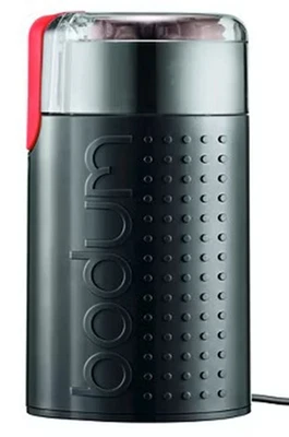 Molinillo de café eléctrico Bodum Bistro Blade negro rojo 11160-3 Foto 1 de 4