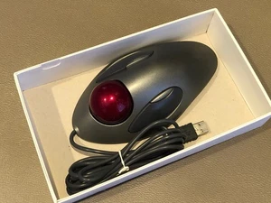 Logitech Wired USB Trackman Marble Mouse T-BC21 - Used But Sup Clean & Sanitized - Picture 1 of 4