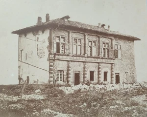 Foto 1875 Vinay, Isère 38, Zerstörung altes Schloss Montvinay 19. Jh. Talleyrand - Bild 1 von 5