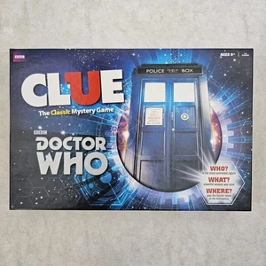 Hasbro USAopoly BBC Doctor Who Clue Mystery Board Game 2015 Complete Pre-owned - Picture 1 of 19