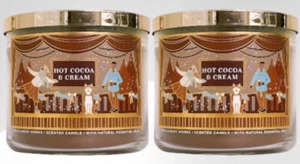 2 CANTIDADES BAÑO Y CUERPO FUNCIONA CACAO CALIENTE Y CREMA 3 MECHAS VELAS PERFUMADAS GRANDES 14,5 OZ - Imagen 1 de 6