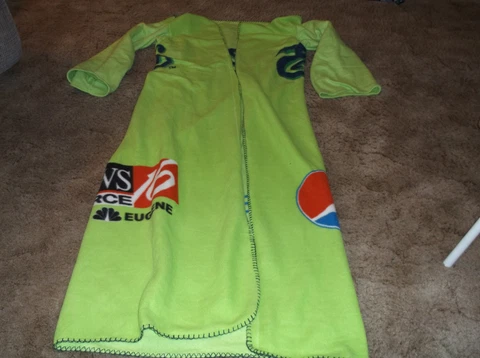 EUGENE EMERALDS EMS Minor League Baseball Promotional Fleece Blanket Wrap Cover