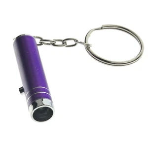Mini 1 LED Handheld Bright Flashlight Lamp Torch with Keychain - Imagen 1 de 3