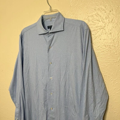 Peter Millar Shirt Mens M Blue Frost Midlands Excursionist Flex MF24XW08LTX - Image 1 of 4