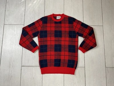 Vintage Pendleton Pullover Sweater Size Small Plaid 100% Wool Made In Oregon USA - Image 1 of 4