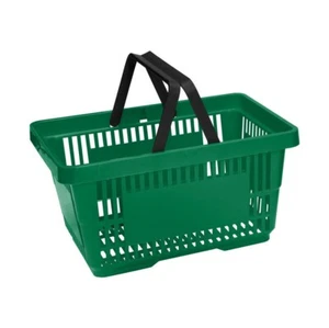 New Plastic Shopping Basket with handles Plastic Shopping Basket - 21L And 28L - Picture 1 of 6