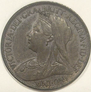 **Great Britain** 1901 Farthing ** 1/4 Penny **Victoria* - Picture 1 of 2