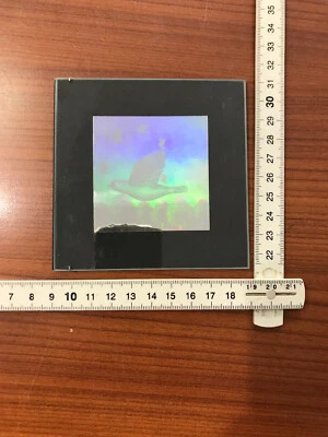 1 Hologramm Bild mit Friedenstaube Vogel Taube,  Holographie 3D (HX-13) - Bild 1 von 4