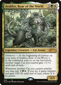 Magic the Gathering (mtg): SLD: Arahbo, Roar of the World - Mythic - Picture 1 of 1
