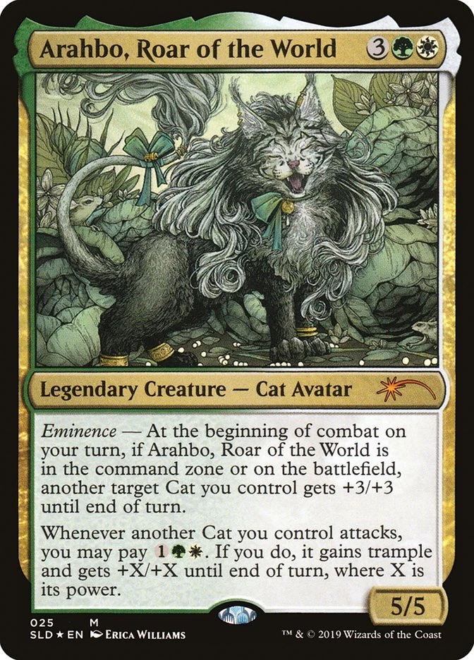 Magic the Gathering (mtg): SLD: Arahbo, Roar of the World - Mythic - Image 1 of 1