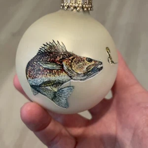 Vintage Christmas Ornament Dirk Peterson Walleye 1999; signed, #256 - Picture 1 of 4