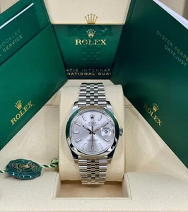 Unworn Rolex Datejust 41mm, Stainless Steel, Silver, Jubilee, 126300, dated 2025 - Picture 1 of 14
