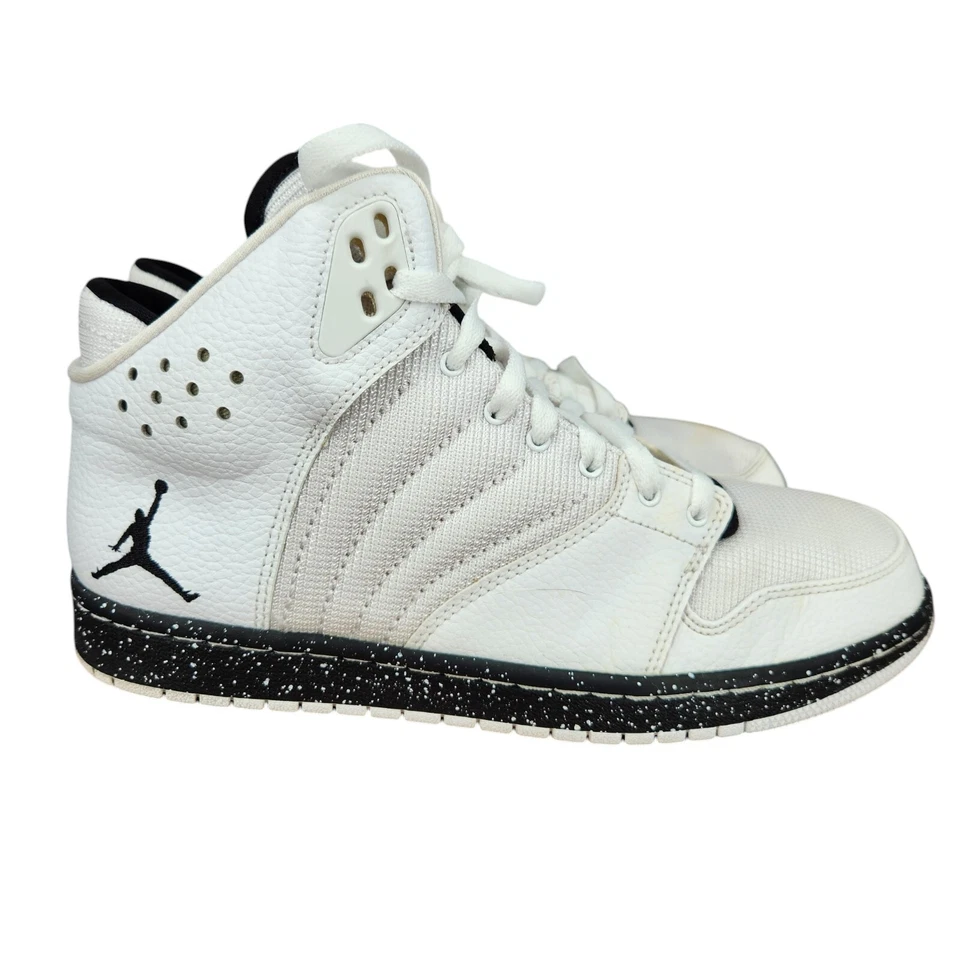 Nike Air Jordan 1 Flight 4 Basketball Shoes Mens 9 White  Sneakers 838818-120 - Image 1 of 4