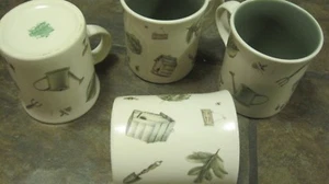 NATUREWOOD ~ MUGS / CUPS FROM PFALTZGRAFF, SET OF (4), EUC - Picture 1 of 4
