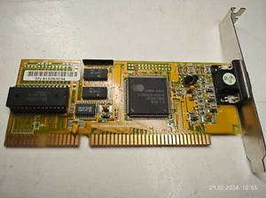 Tarjeta ISA VGA de 16 bits Cirrus Logic CL-GD5401 256 KB de RAM - Imagen 1 de 3