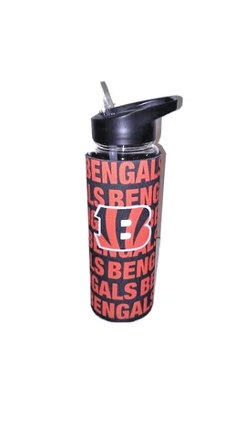 NFL Cincinnati  Bengals 25 oz Bold Neo Flip Top Water Bottle Cover