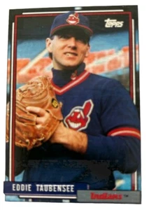 1992 TOPPS # 427 EDDIE TAUBENSEE BASEBALL CARD - Bild 1 von 2
