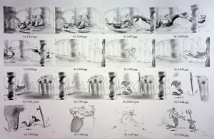 Página en miniatura de la película de guión gráfico The Little Mermaid Ariel's Beginning Production - Imagen 1 de 2