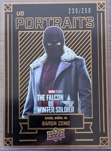 2024 Upper Deck Marvel Studios Series 1 Portraits P6 Bronze Baron Zemo 230/250 - Bild 1 von 2