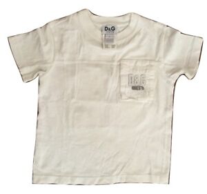 Jersey Von Kind Dolce & Gabbana Junior T-Shirt Weiß Trikot Jersey Alter 2