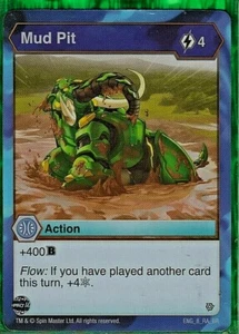 1 x Bakugan Resurgence Mud Pit Action Card - ENG 8 RA BR New - Picture 1 of 1