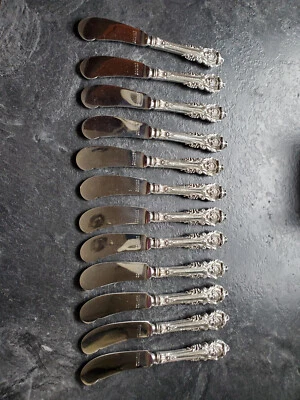 1X=Wallace Sir Christopher Sterling Silver Butter Knife -6" Paddle Blade  #275 - Image 1 of 4