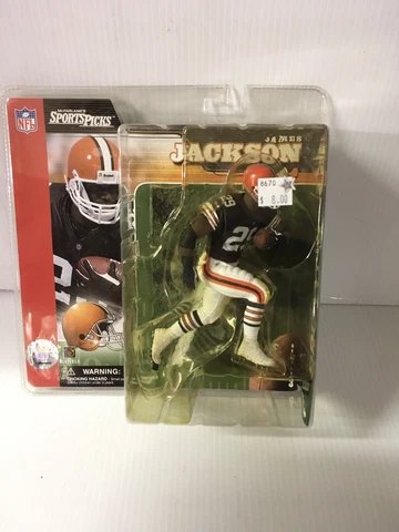 McFARLANE SPORTS PICKS NFL SERIES 3 CLEVELAND BROWNS RB JAMES JACKSON Cover