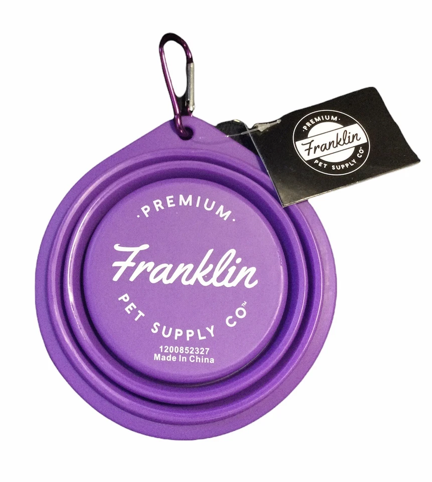 Premium Franklin Pet Supply Co. 5.7” Portable Dog Bowl (5F) - Image 1 of 1