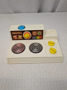 Vintage FISHER PRICE Cook Top Stove Magic Burners Bell 919 Pretend Play 1978 - Picture 1 of 6