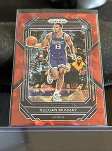 Panini Prizm Prizms Red Ice #245 Keegan Murray RC 2022-23 - Imagen 1 de 2