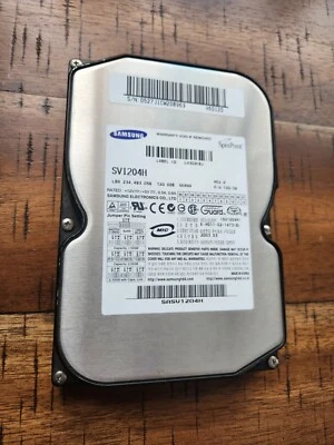 Samsung SpinPoint - 5400 RPM - 120GB IDE - 3.5 Desktop HDD -  Model # SV1204H - Image 1 of 4