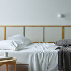 Bianca Natural Sleep Recycled Cotton/Bamboo Sheet/Pillowcase White Single Bed