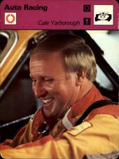 1977-79 Sportscaster Series 28 Multi-Sport Oversize Card #2801 Cale Yarborough