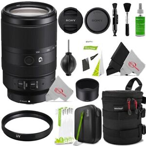 Sony E 70-350mm F4.5-6.3 G OSS Lens with Professional Cleaning Kit
