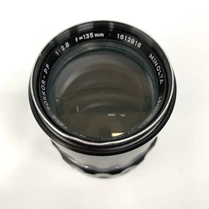 Minolta MC Tele Rokkor-PF 135mm f 2.8 Lens Japan - Picture 1 of 6