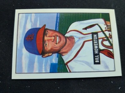 1951 Bowman Reprint Baseball Card # 229 Bill Howerton - Pittsburgh Pirates (NM) - Image 1 of 3