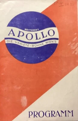 APOLLO- Varieteprogramm 1925,Programmheft - Bild 1 von 4