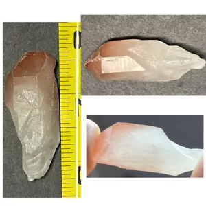 SUPER RARE,GREAT COLOR: PINK LEMURIAN QUARTZ, BRAZIL . " METAPHYSICAL GOLD" - Picture 1 of 22