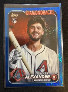 2024 Topps Update #US265 Blaze Alexander Blue Holofoil /999 Diamondbacks RC - Picture 1 of 2