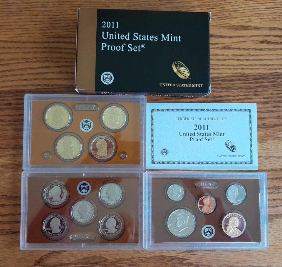 2011 Clad Proof Set Complete U.S. Mint Original Government Packaging OGP COA - Image 1 of 1