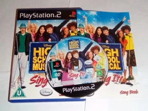 High School Musical Sing It Sony PlayStation 2 PS2 Game Complete With Manual - Picture 1 of 4