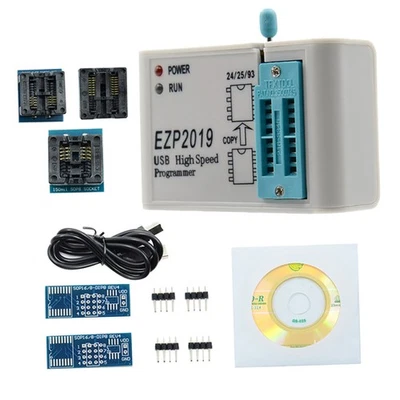 Support de Programmeur USB SPI élevé EZP2019 24 25 93 Puces Flash Bios EEPROM - Photo 1/4